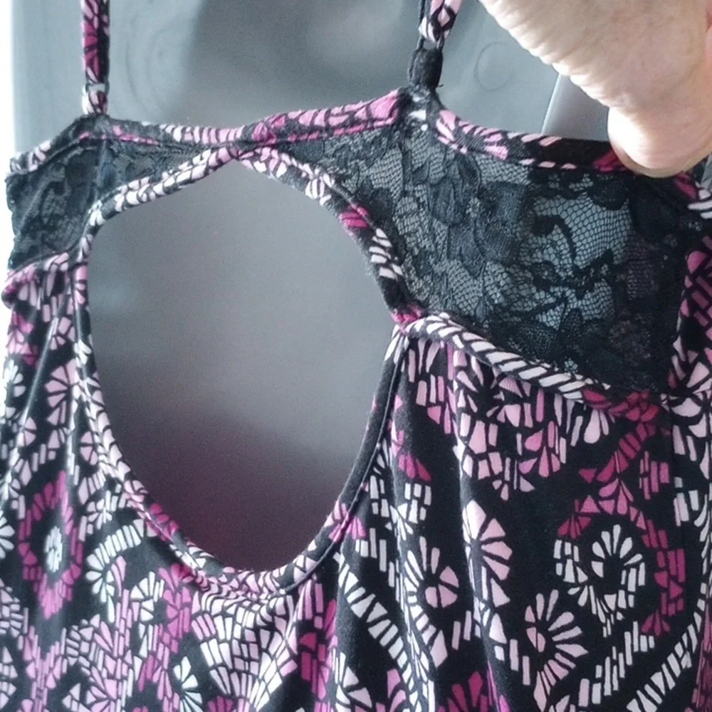 Nightie Black & Pink Size M (APT 9 brand) - Picture 7 of 11